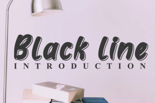 Black Line: A Charming and Elegant Display Font for Web Design