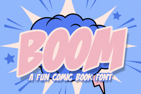 Boom Comic: A Bold and Stylish Font for Editorial Design