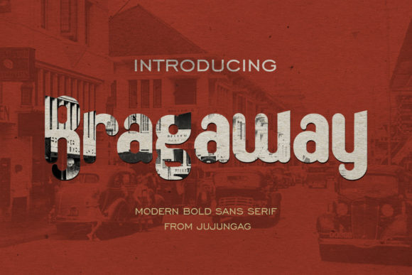 Bragaway: A Modern Display Font for Creative Makers