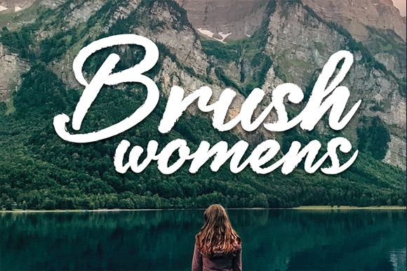 Brush Womens: A Fun and Quirky Display Font for Crafters