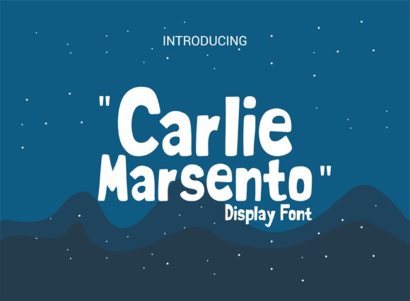 Carlie Marsento: A Friendly Display Font for Web Design