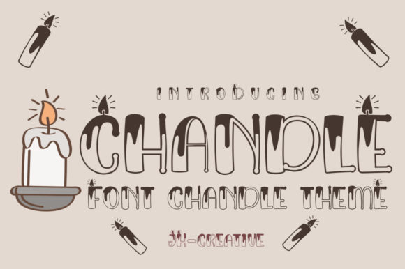 Chandle: A Fun and Beautiful Display Font for Crafters