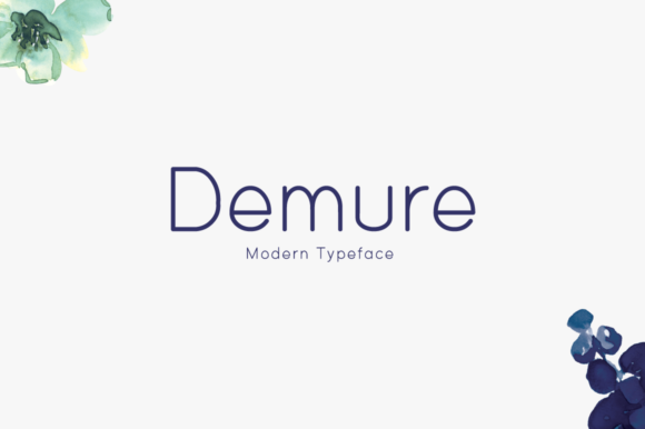 Demure: A Clean and Versatile Font for Professional Branding