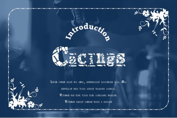 Discover Cacings: A Playful Display Font for Creative Projects