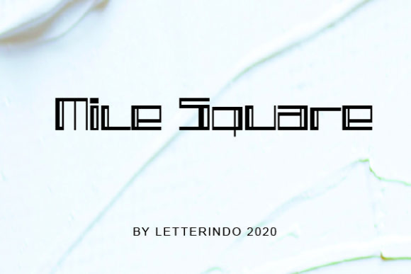 Discover the Versatile Charm of Mile Square Font