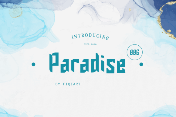 Elevate Your Brand with Paradise 886 Display Font