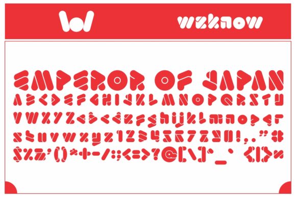 Emperor of Japan: A Futuristic Display Font for Makers