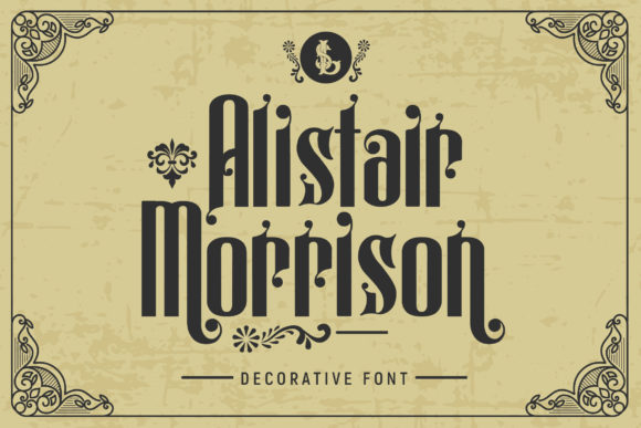 Enhance Your Brand with Alistair Morrison Font