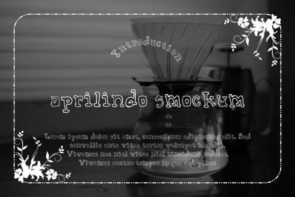 Enhance Your Brand with Aprilindo Smockum Font