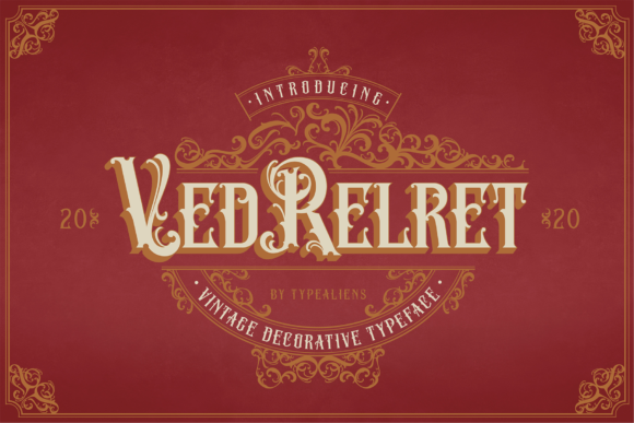 Enhance Your Brand with Ved Relret, the Vintage Display Font