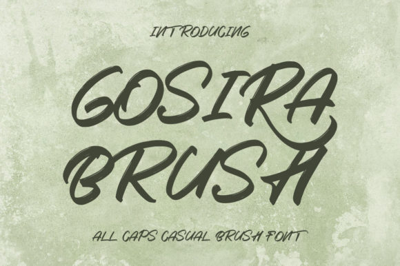Enhance Your Campaigns with Gosira Brush Font