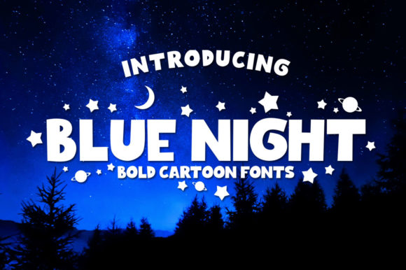 Exploring Blue Night: A Versatile Display Font