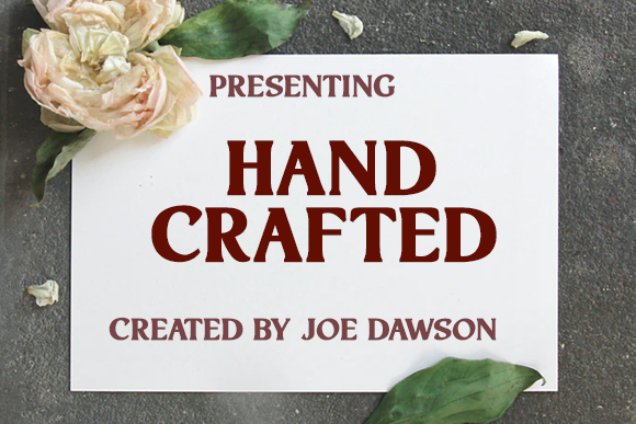 Hand Crafted: A Fun and Quirky Display Font for Creative Projects