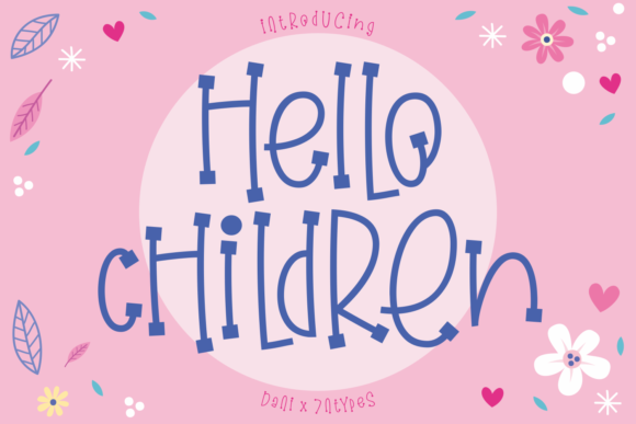 Hello Children: A Charming Handwritten Font for Editorial Design