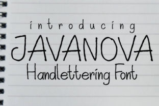 Javanova: A Playful Display Font for Creative Branding