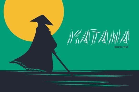 Katana: A Playful Display Font for Creative Branding