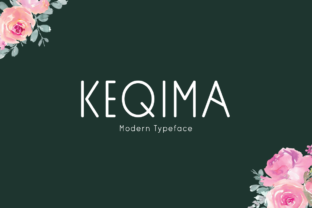 Keqima: A Versatile Display Font for Clean and Elegant Branding
