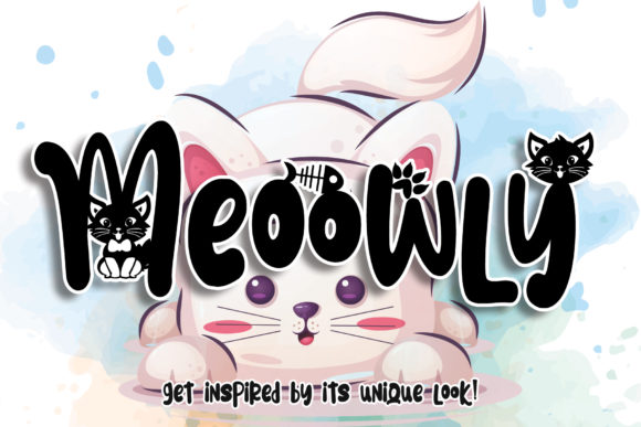 Meoowly: A Sweet and Friendly Display Font for Editorial Design