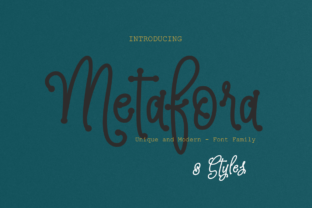 Metafora: The Enchanting Display Font for Creative Branding