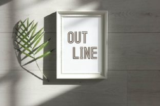Out Line: A Versatile Display Font for Creative Makers