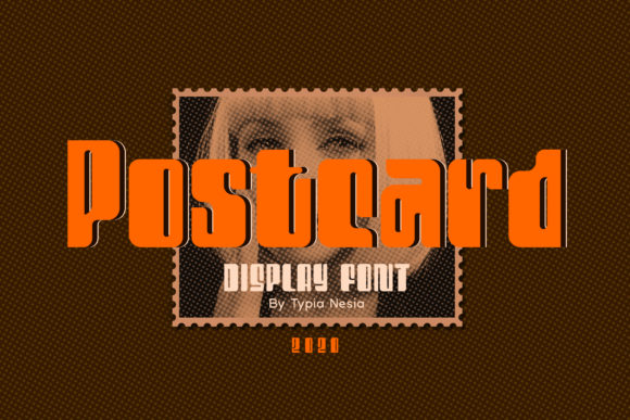 Postcard: A Bold and Friendly Display Font for Creative Projects