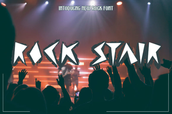 Rock Stair: A Unique Display Font for Creative Makers