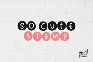 So Cute: A Whimsical Font for Creative Makers