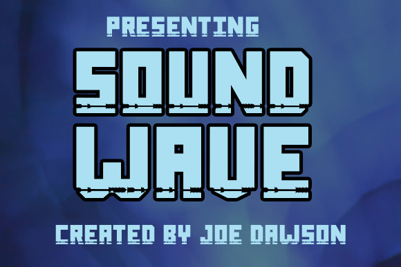 Sound Wave: A Modern and Futuristic Display Font