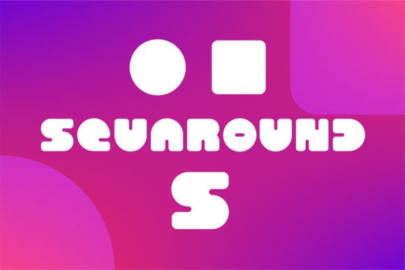 Squaround S: A Playfully Conceptual Display Font