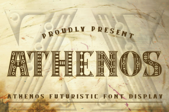 Transform Your Brand with Athenos: A Futuristic Display Font
